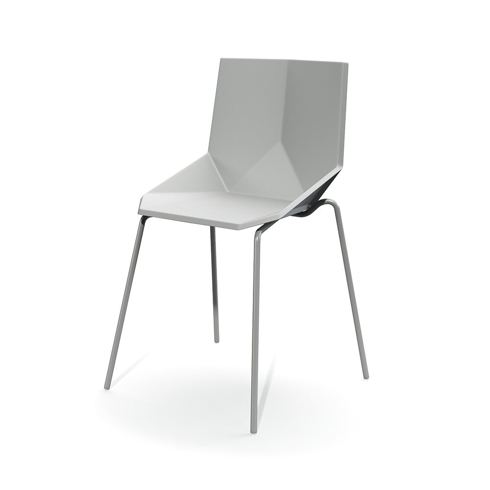 Modern Geometric Chair 02 Modelo 3d