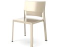 Modern Beige Chair Modèle 3d