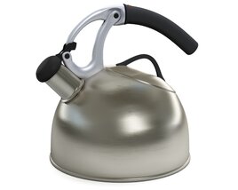 Stainless Steel Whistling Kettle 3D 모델 