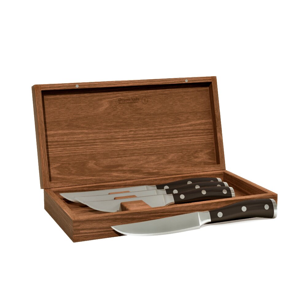 Wooden Knife Gift Set 3Dモデル