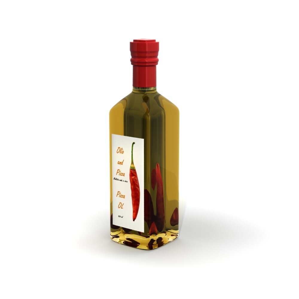 Spicy Infused Olive Oil Modello 3D