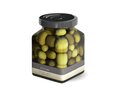 Jar of Pickled Olives 3D 모델 