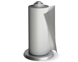 Modern Kitchen Towel Holder 3D модель