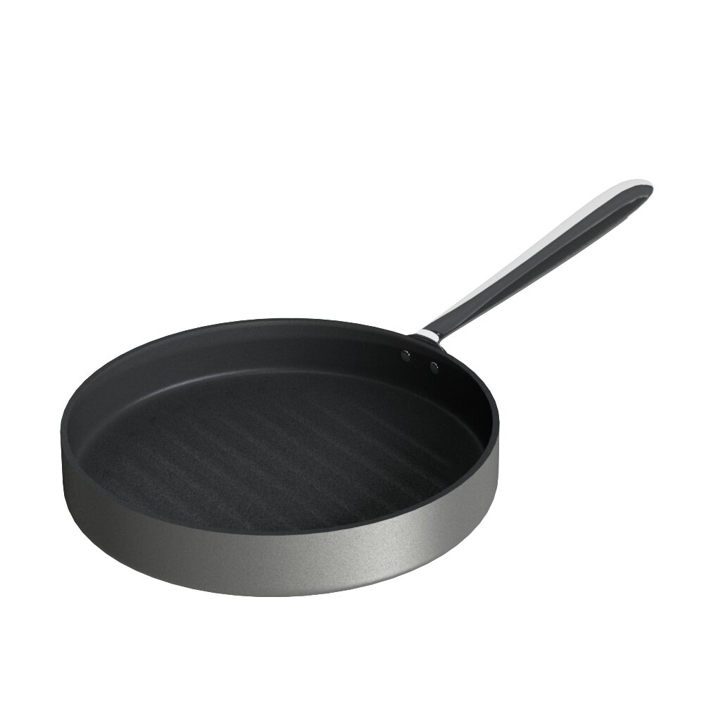 Non-Stick Grill Pan Modello 3D