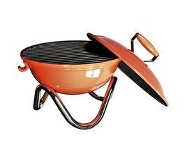 Portable Charcoal Grill 3Dモデル