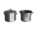 Stainless Steel Pot and Strainer Set Modèle 3d