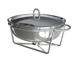 Stainless Steel Chafing Dish Modèle 3D