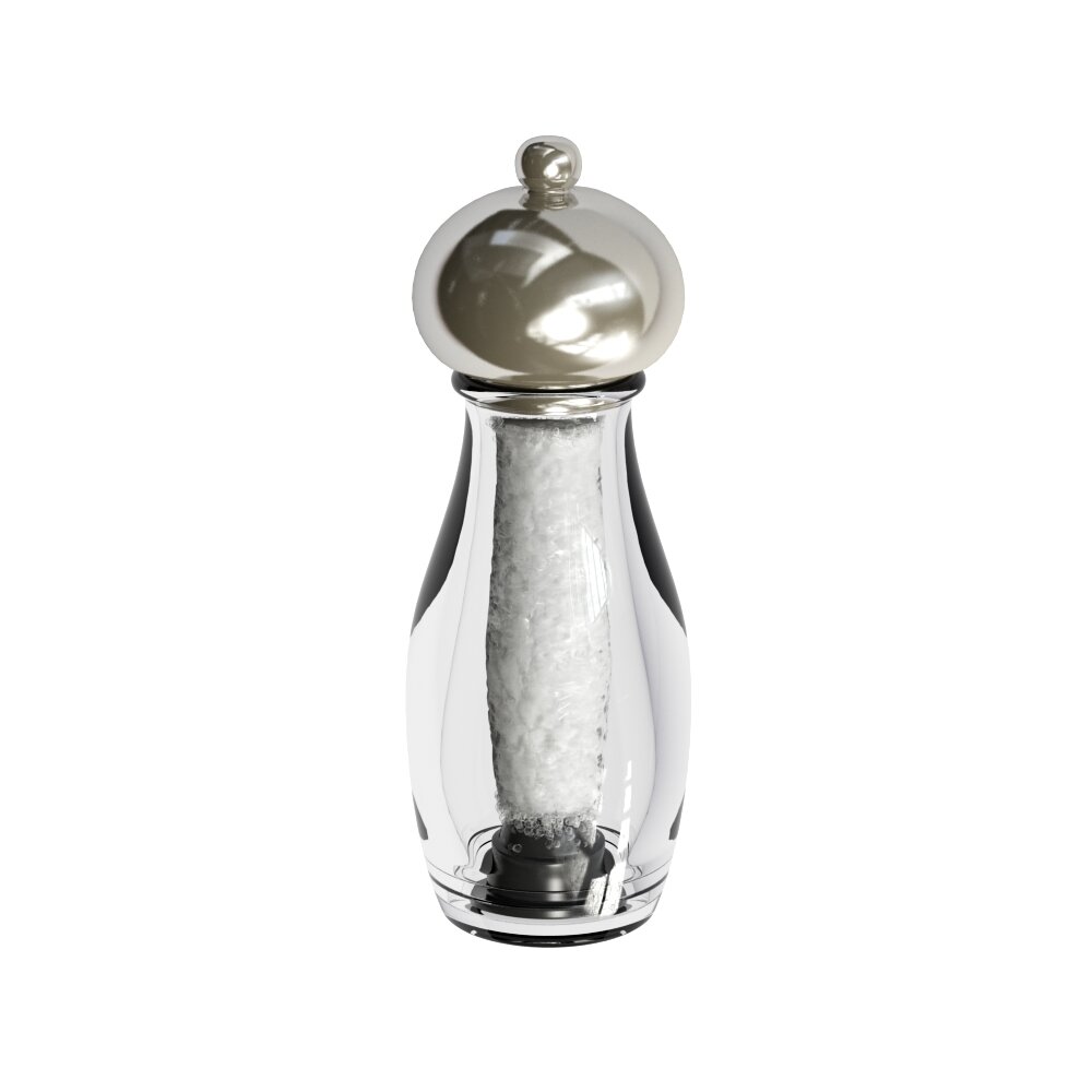 Elegant Glass Salt Shaker 3Dモデル