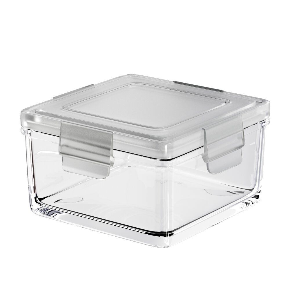 Clear Food Storage Container Modello 3D