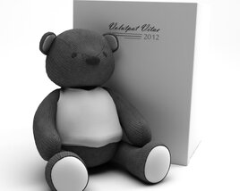 Teddy Bear with Book Modelo 3D