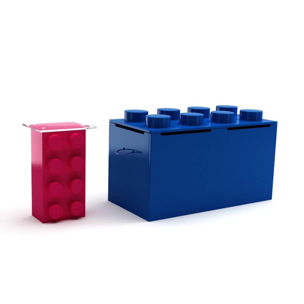 Colorful Building Blocks Modello 3D