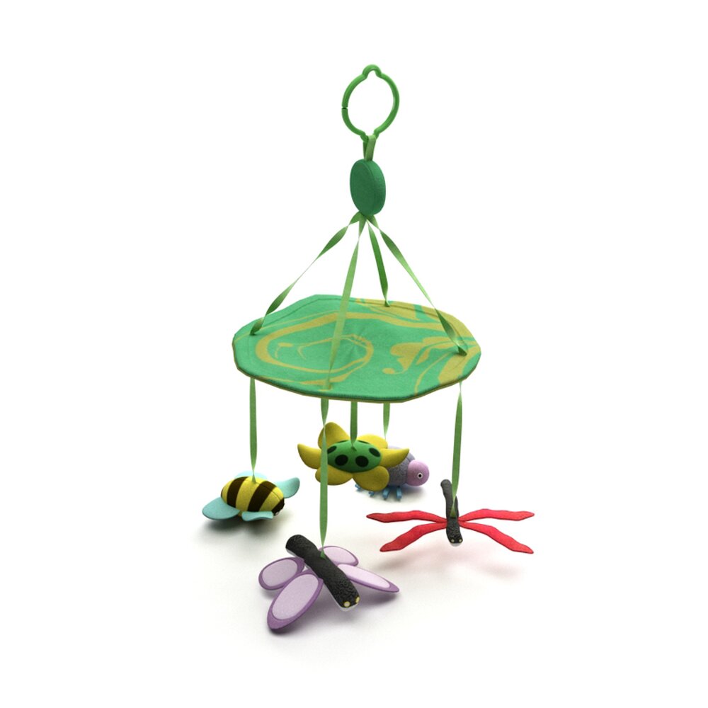 Baby Mobile with Insects 3D模型