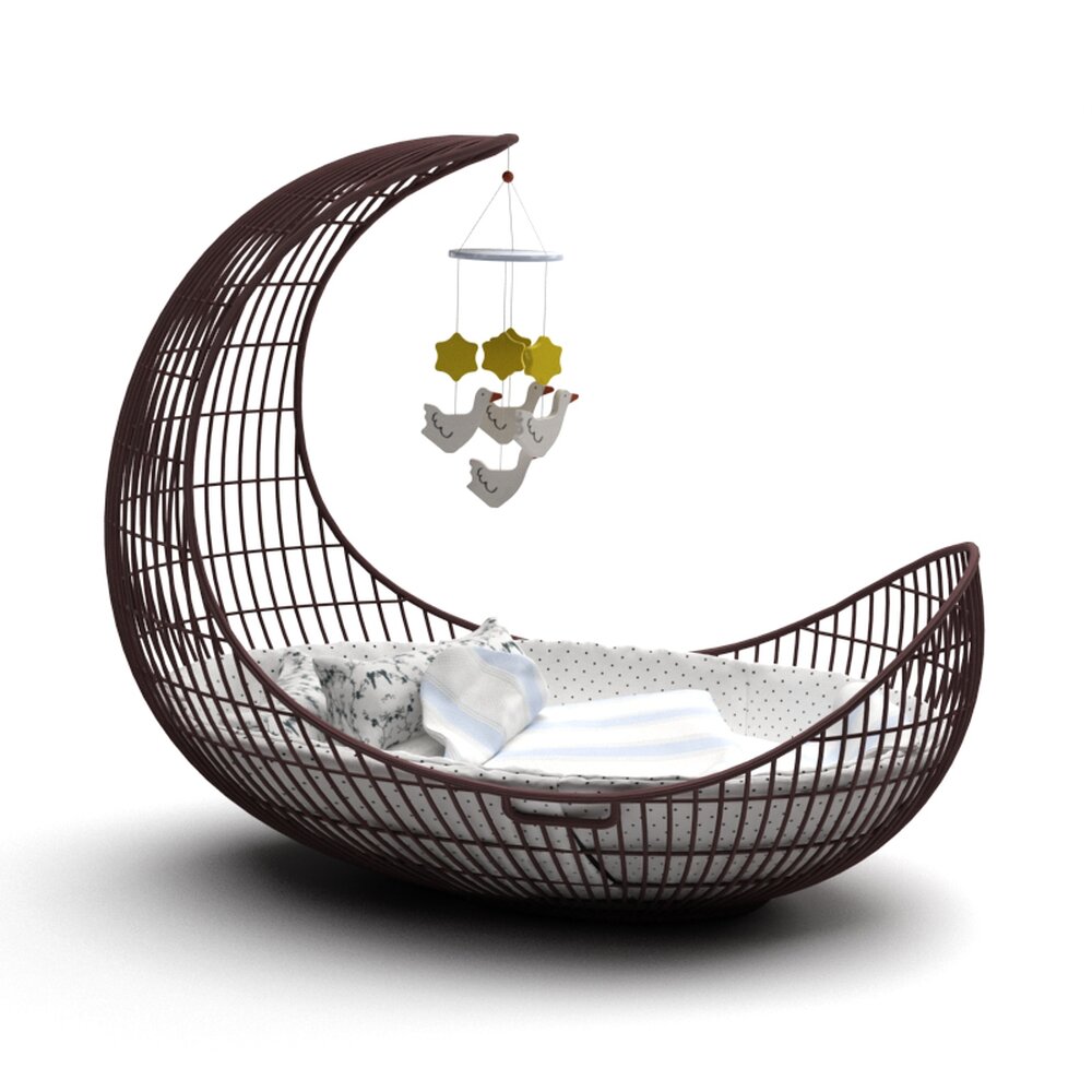 Crescent Moon Hanging Chair 3D模型