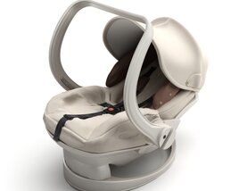 Modern Baby Car Seat 3D модель