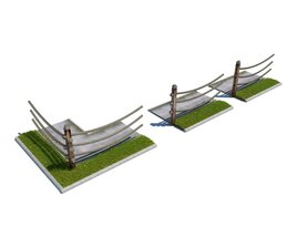 Rope Fence Modello 3D