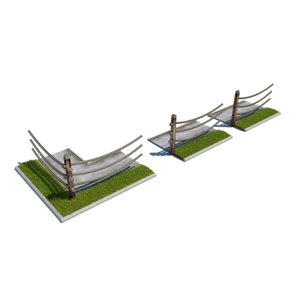 Rope Fence 3D модель