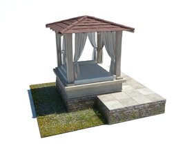 Garden Pavilion 3D 모델 