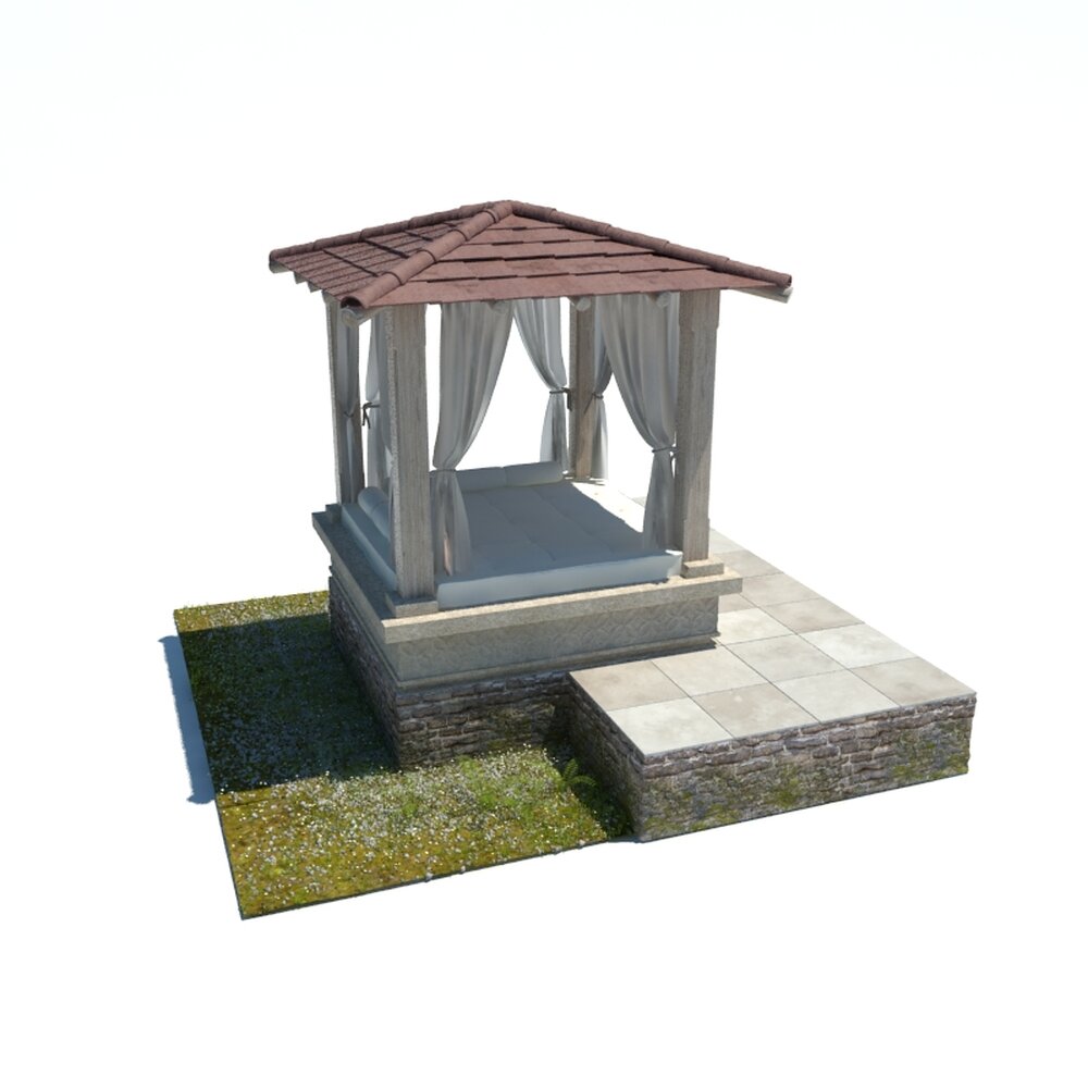 Garden Pavilion Modèle 3d