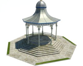 Garden Gazebo 3D модель