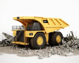 Giant Mining Truck Modello 3D