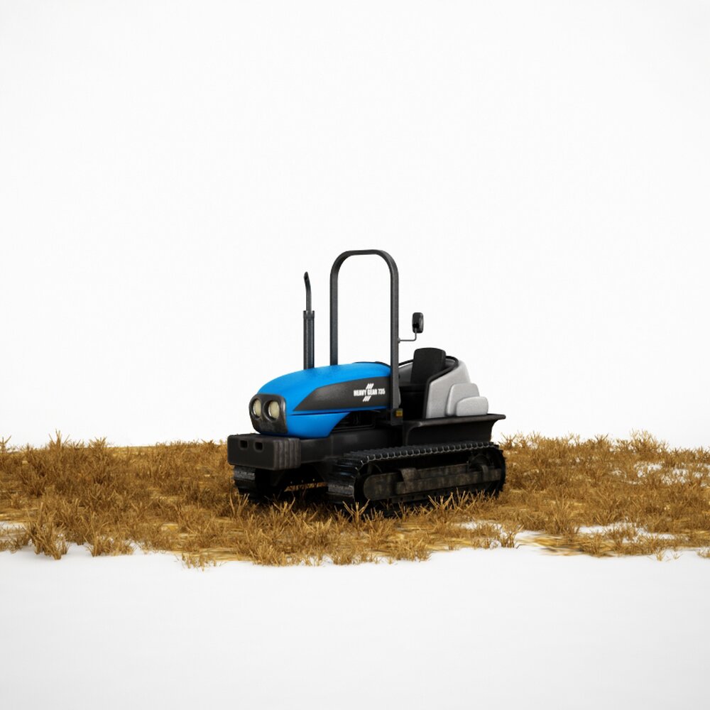 Tracked Tractor 02 3d model