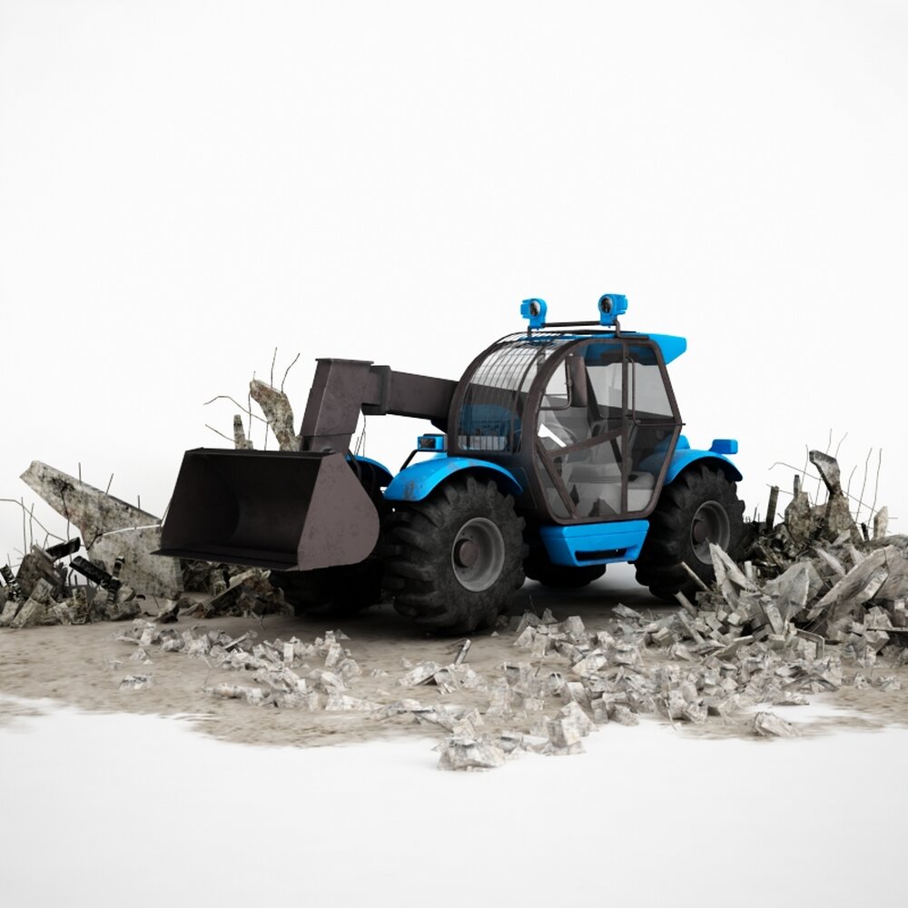 Robotic Excavator 3D模型