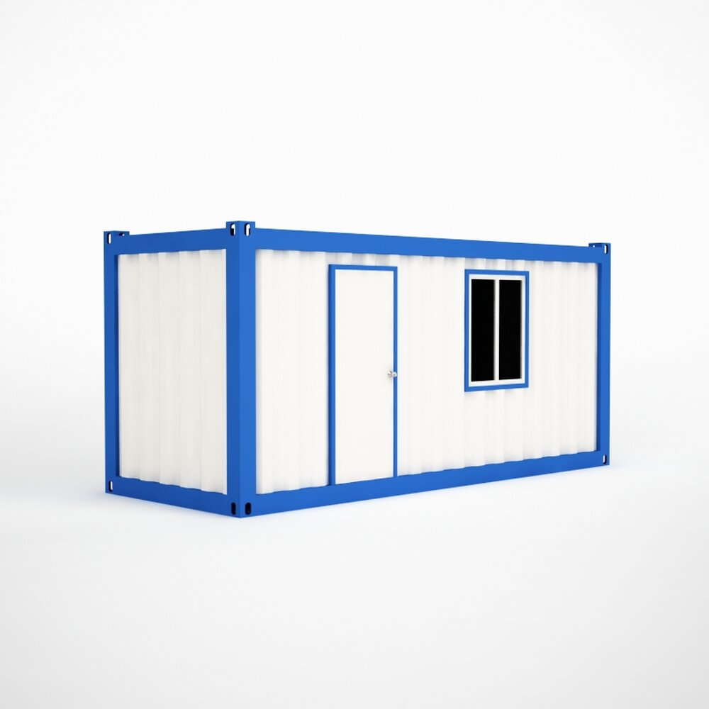 Portable Office Container 3d model