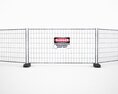 Security Barrier Fence Modello 3D