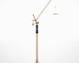 Miniature Tower Crane Model 3Dモデル