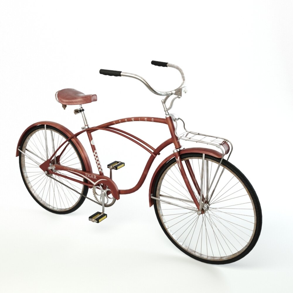 Vintage Bicycle 02 3D 모델 