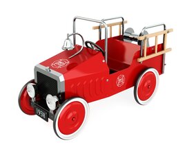 Vintage Toy Fire Truck 3D模型