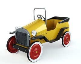 Vintage Pedal Car 3D-Modell