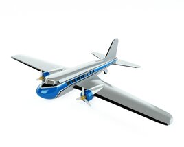 Model Propeller Aircraft 3D model