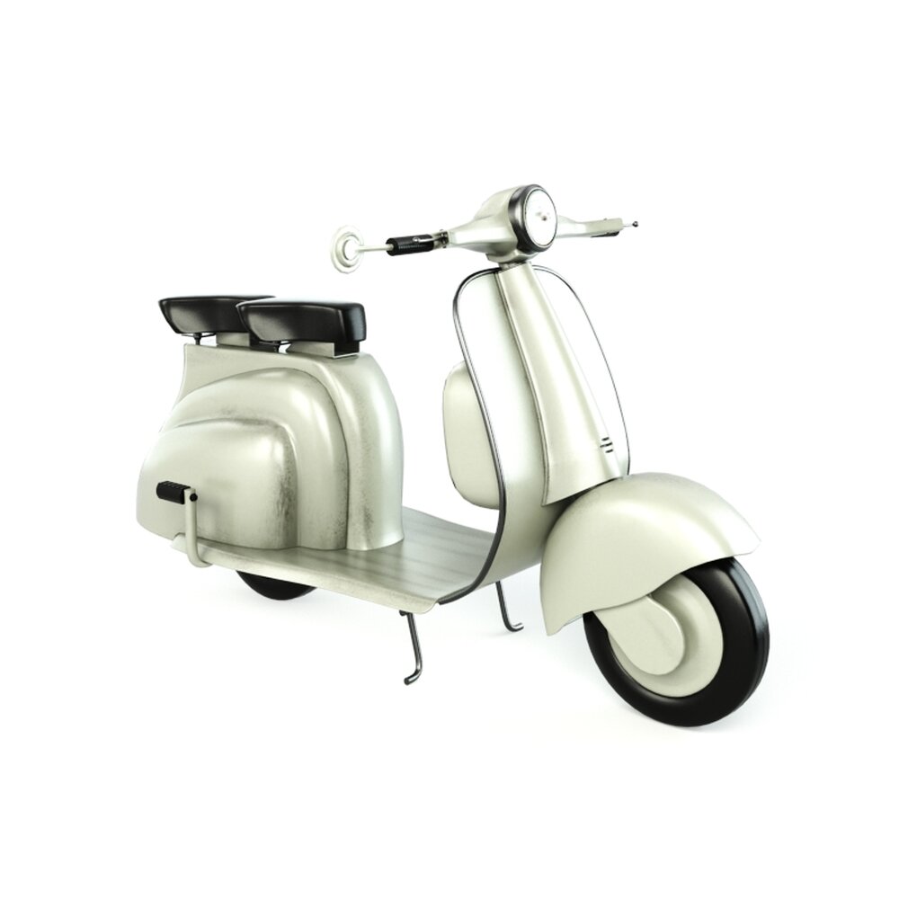 Vintage Style Scooter Modèle 3d