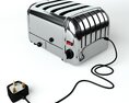 Stainless Steel Toaster 02 3D 모델 