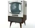 Vintage Television Set 04 3Dモデル