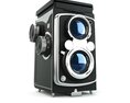 Vintage Twin-Lens Reflex Camera 3D модель