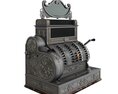 Vintage Cash Register Modello 3D