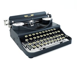 Vintage Typewriter 3D-Modell