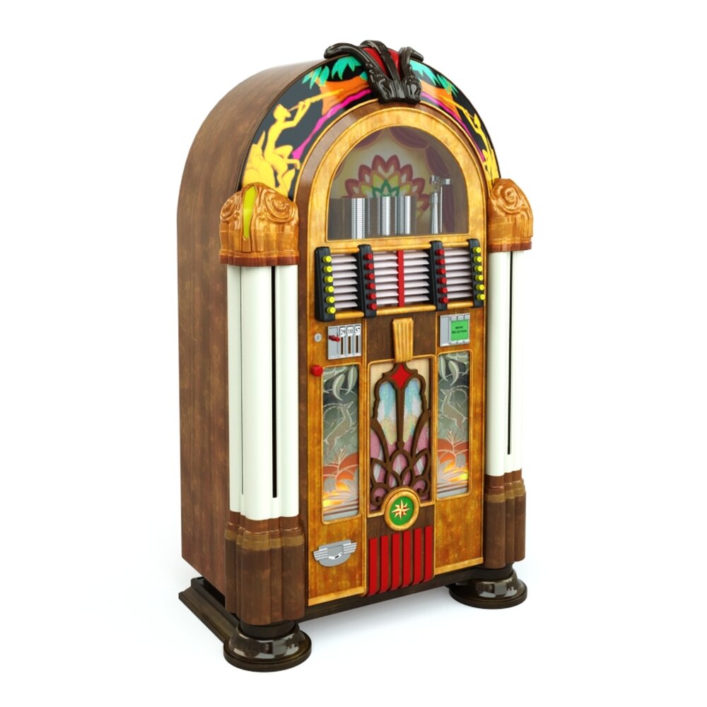 Vintage Jukebox 02 Modèle 3d