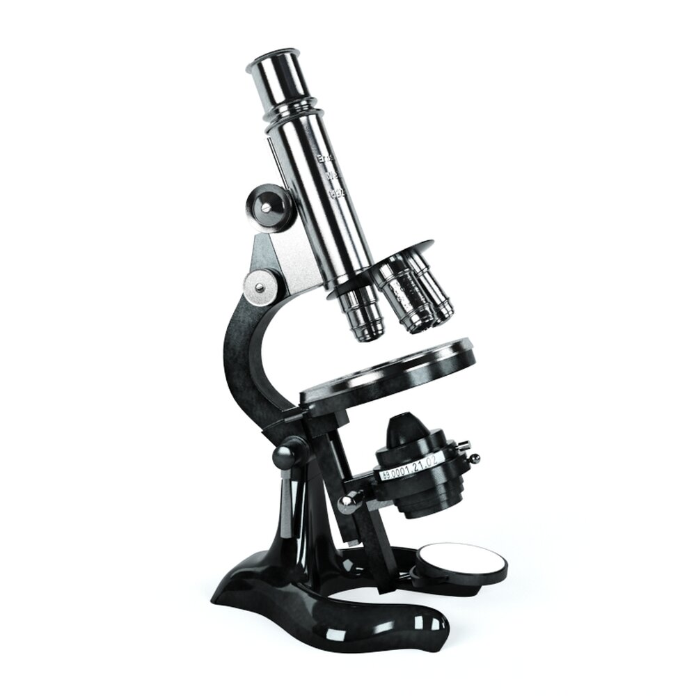 Laboratory Microscope 3D 모델 