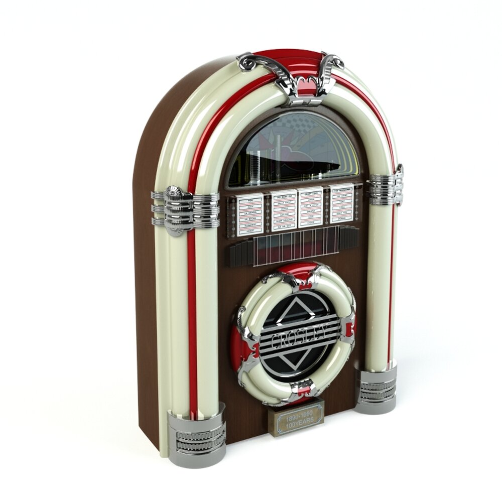 Vintage Jukebox 04 3Dモデル