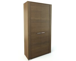 Wooden Wardrobe Cabinet 3D-Modell