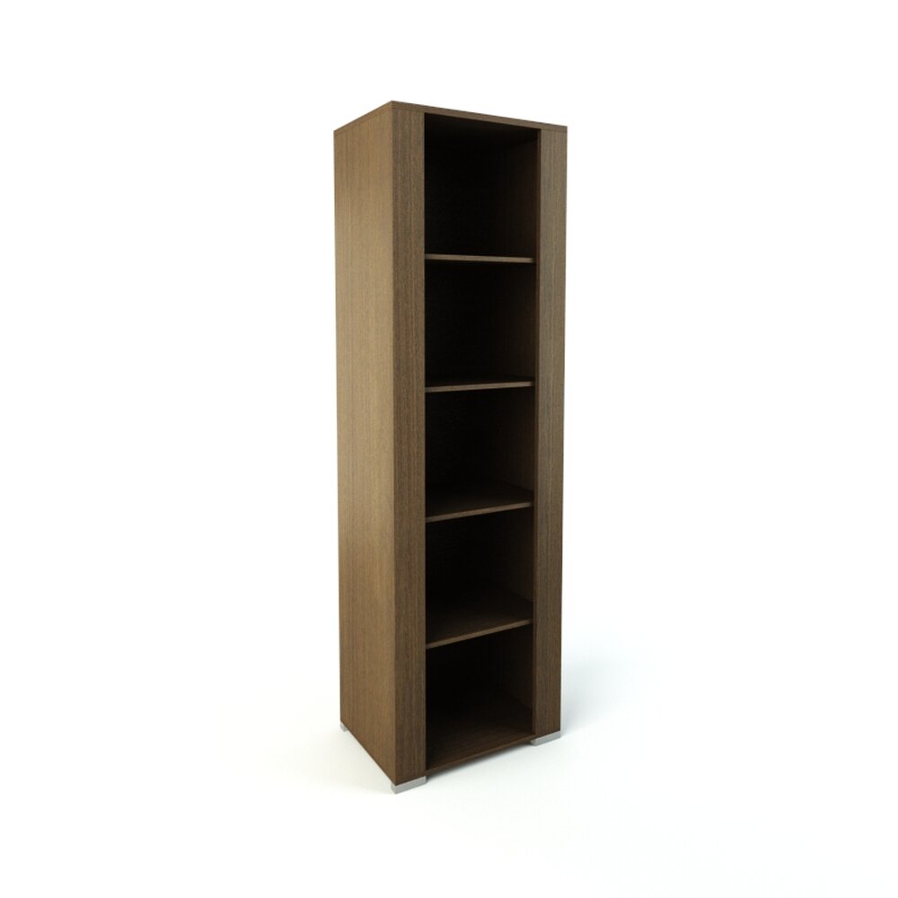 Modern Tall Bookcase Modello 3D