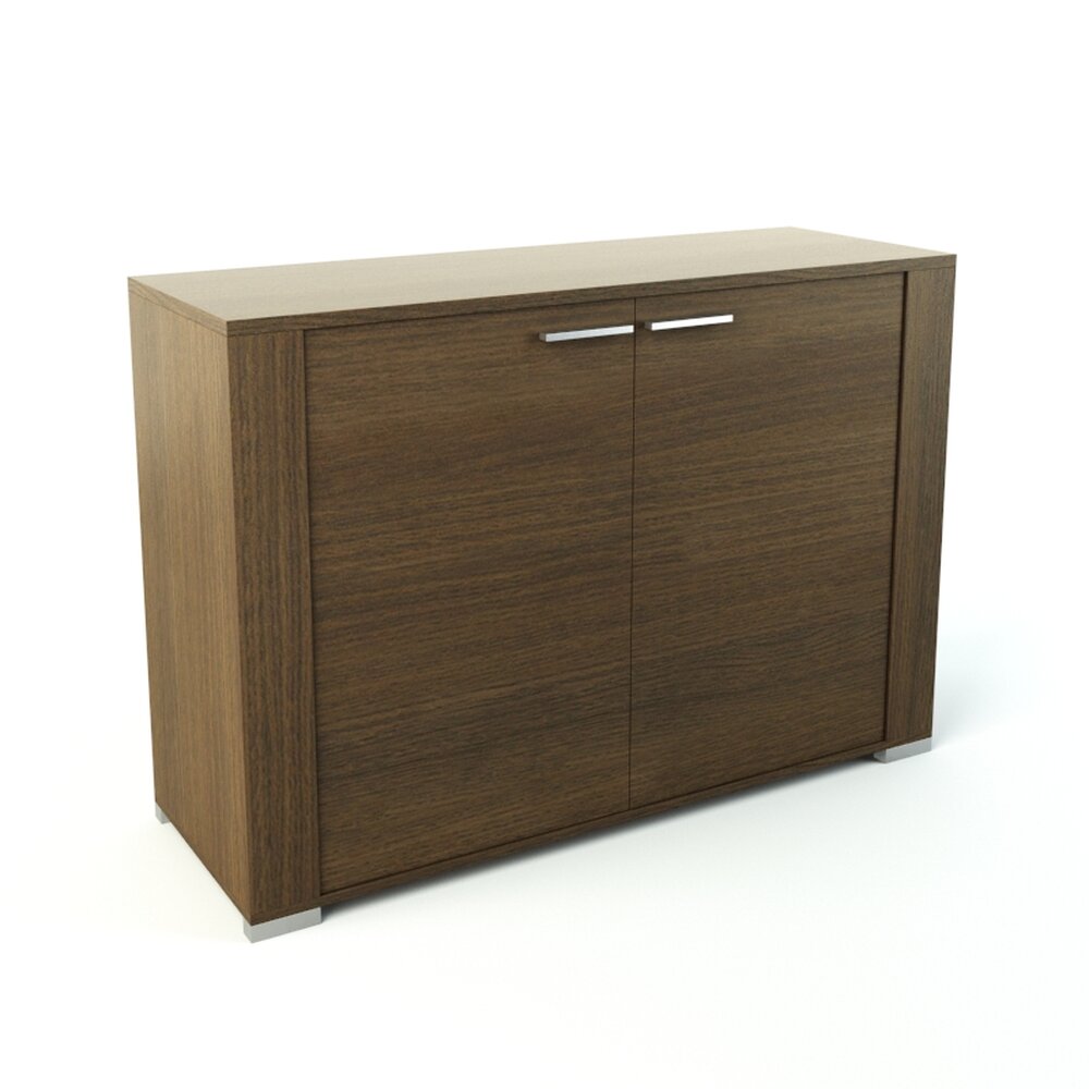 Wooden Storage Cabinet Modelo 3d