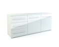Modern White Sideboard Cabinet 02 3d model