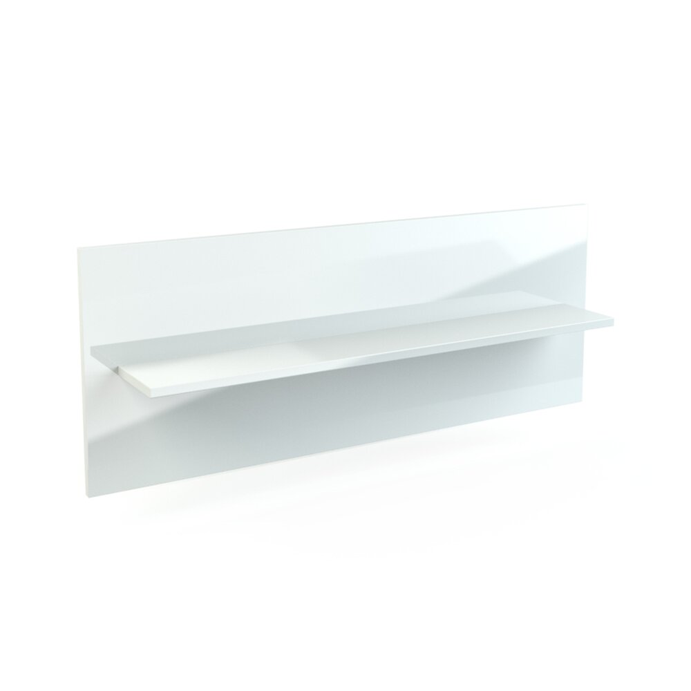 Modern White Wall Shelf 3D модель