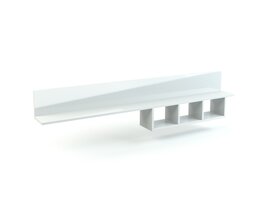 Modern White Shelf 3D 모델 