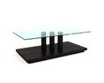 Modern Glass-Top Coffee Table 02 3D-Modell