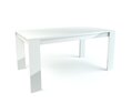 White Modern Table Modelo 3D